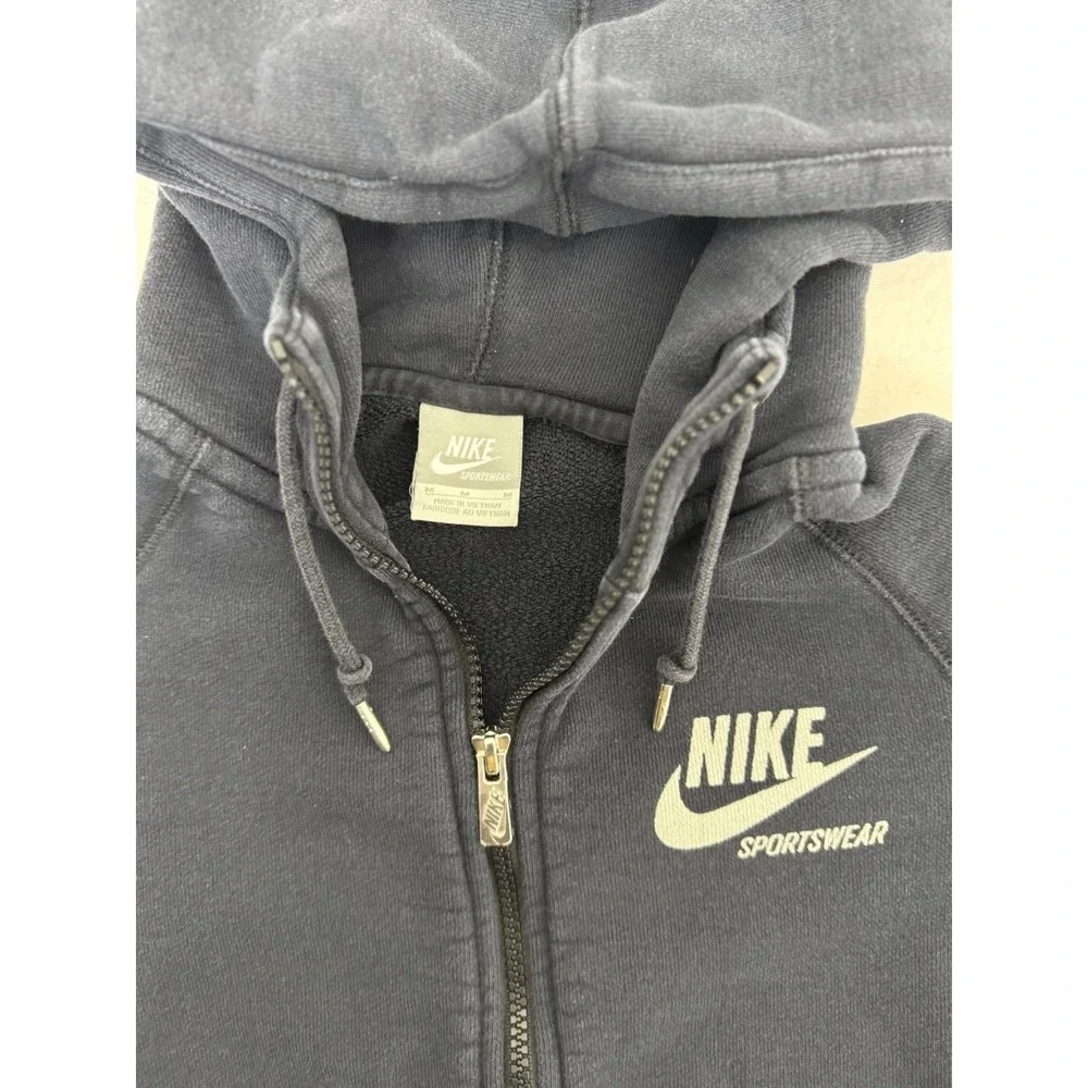 Nike Sportswear Big Kids' Boys' Full Zip Hoodie Navy Blue Size‎ Medium M (10-12)